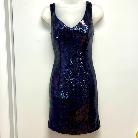 Twenty-Six Sequined Mini Dress - Picture 1 of 5